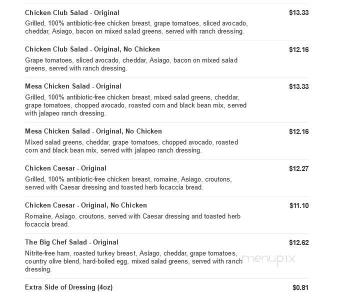Jason's Deli - The Woodlands, TX menu_pic