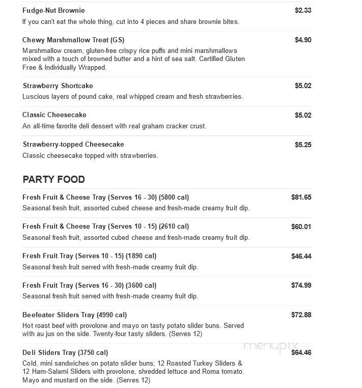 Jason's Deli - The Woodlands, TX menu_pic