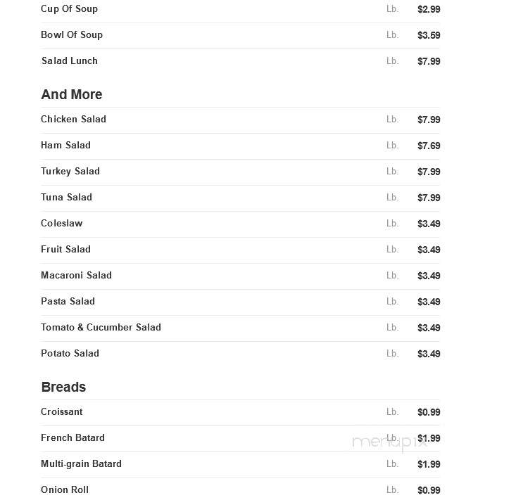 Heavenly Ham - Winchester, VA menu_pic