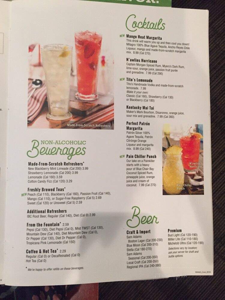 O'Charley's - Chester, VA menu_pic