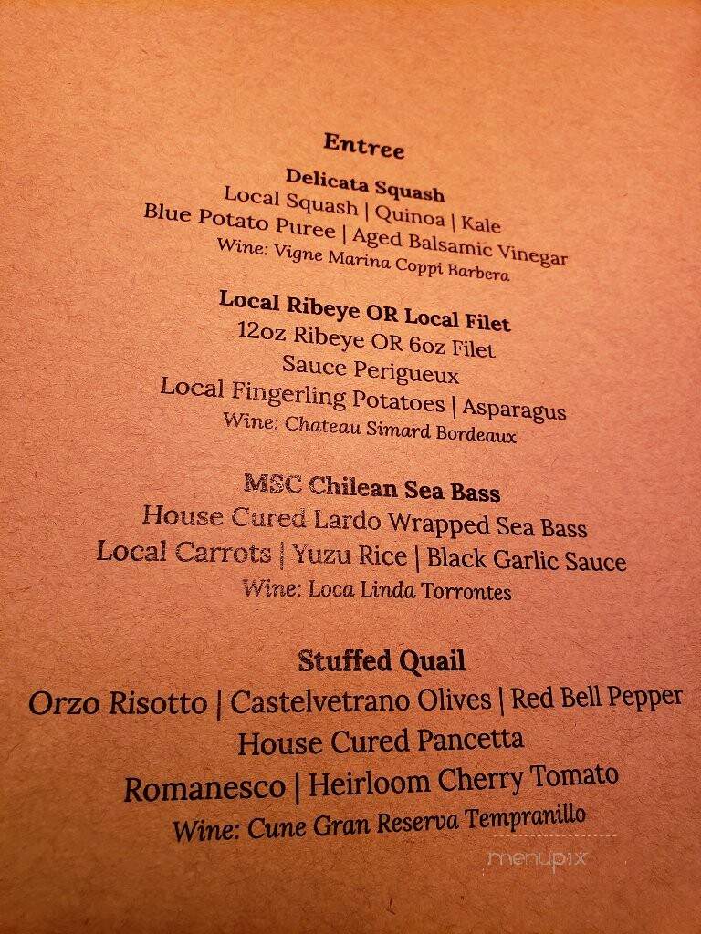 Ore House - Durango, CO menu_pic