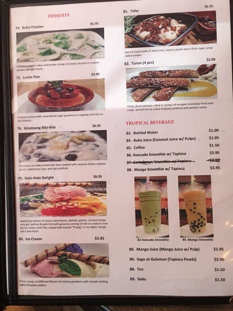 Kusina De Manila - Des Plaines, IL menu_pic