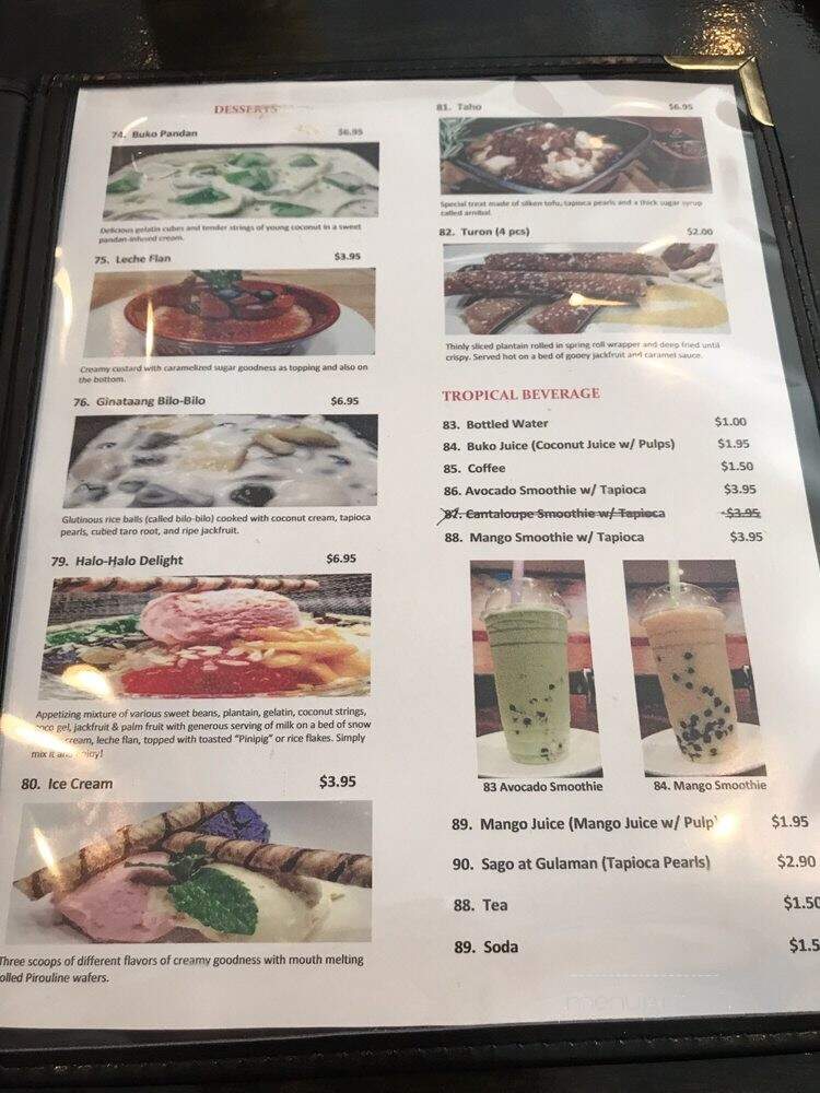 Kusina De Manila - Des Plaines, IL menu_pic