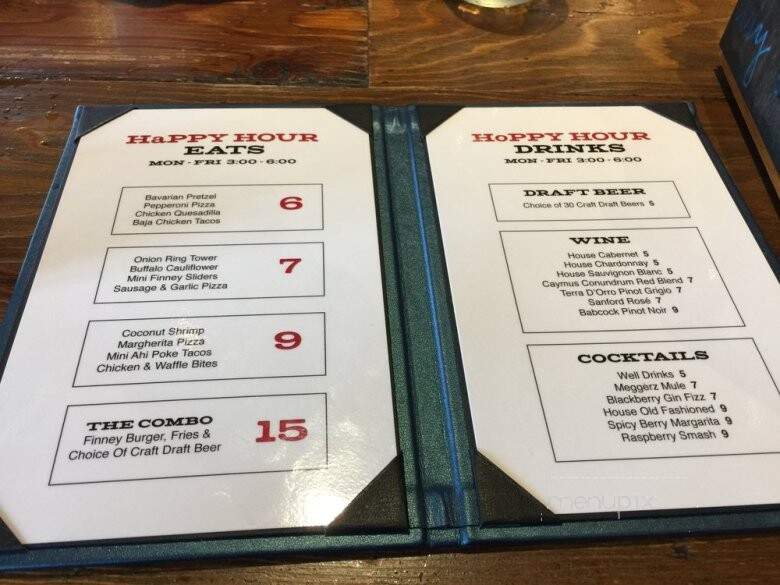 Finney's Crafthouse - Westlake Village, CA menu_pic
