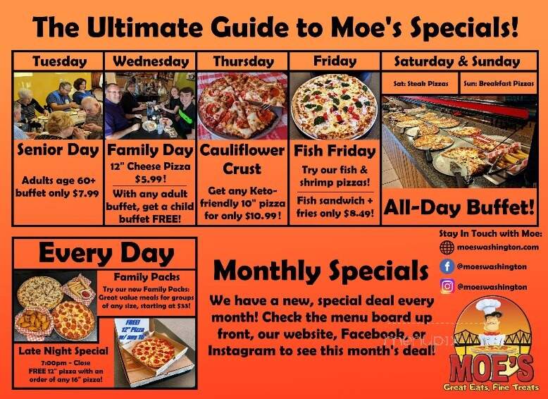 Moe's Restaurant - Washington, MO menu_pic