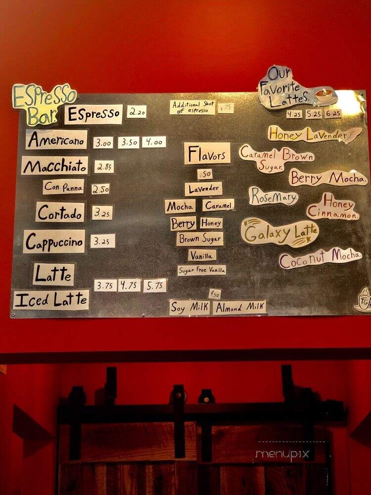 Tidal Grounds Coffee - Mount Pleasant, SC menu_pic