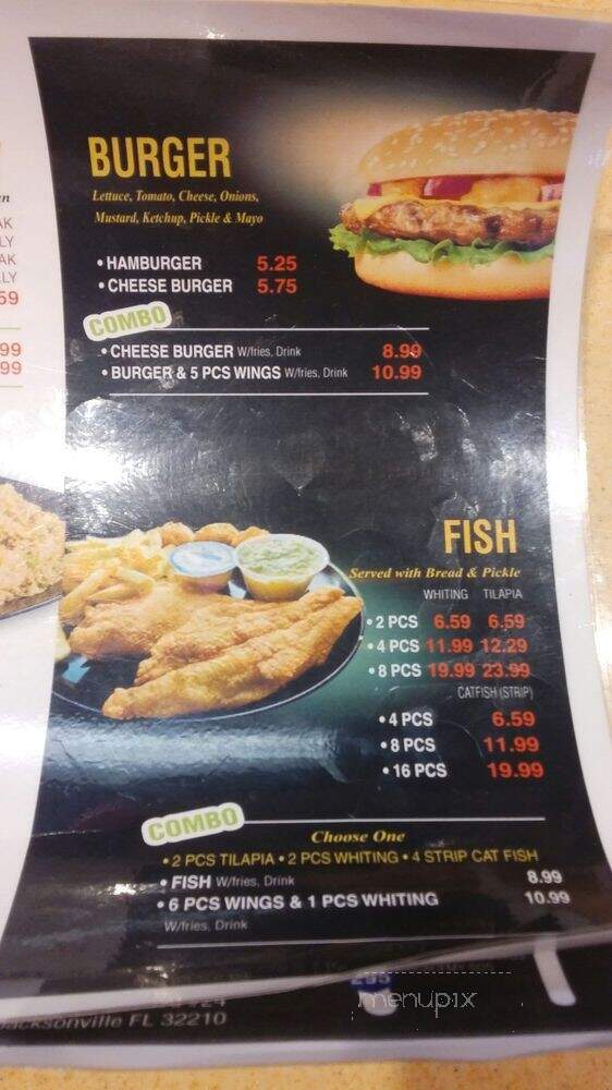 Super Wings & Philly - Jacksonville, FL menu_pic