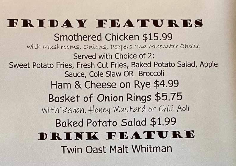The Village Grill & Patio - Oak Harbor, OH menu_pic