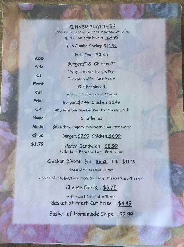 The Village Grill & Patio - Oak Harbor, OH menu_pic