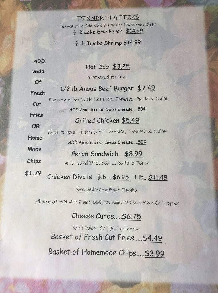 The Village Grill & Patio - Oak Harbor, OH menu_pic