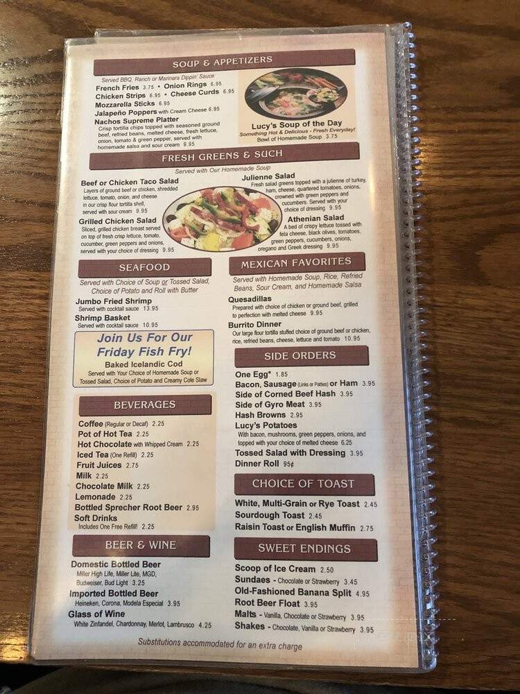 Lucy's Cafe - North Prairie, WI