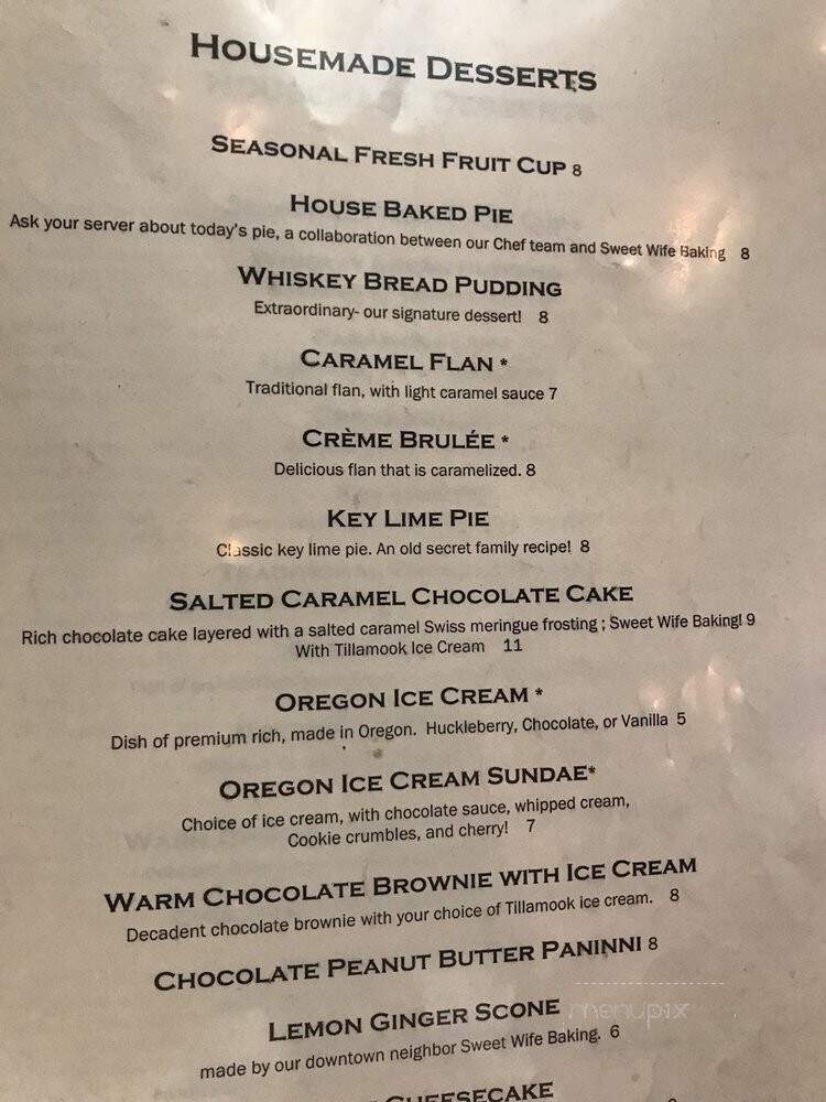 Palm Court - Baker City, OR menu_pic