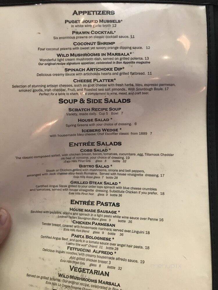 Palm Court - Baker City, OR menu_pic