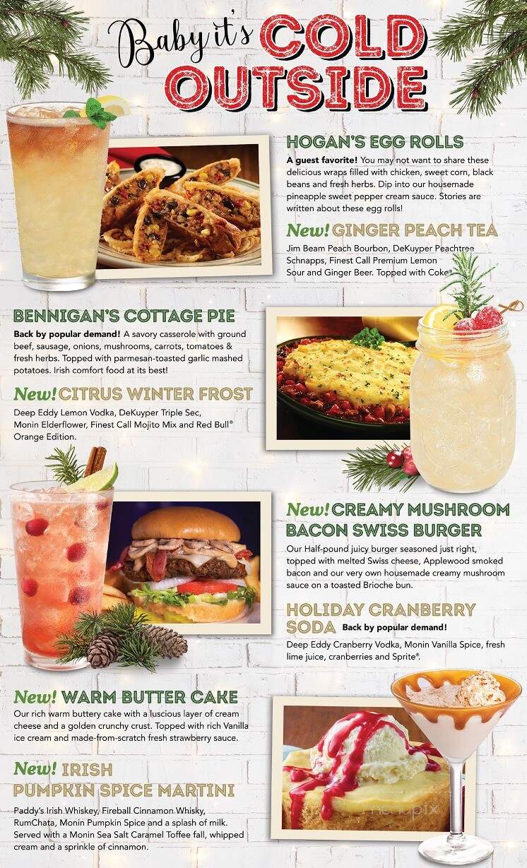 Bennigan's - Steubenville, OH menu_pic