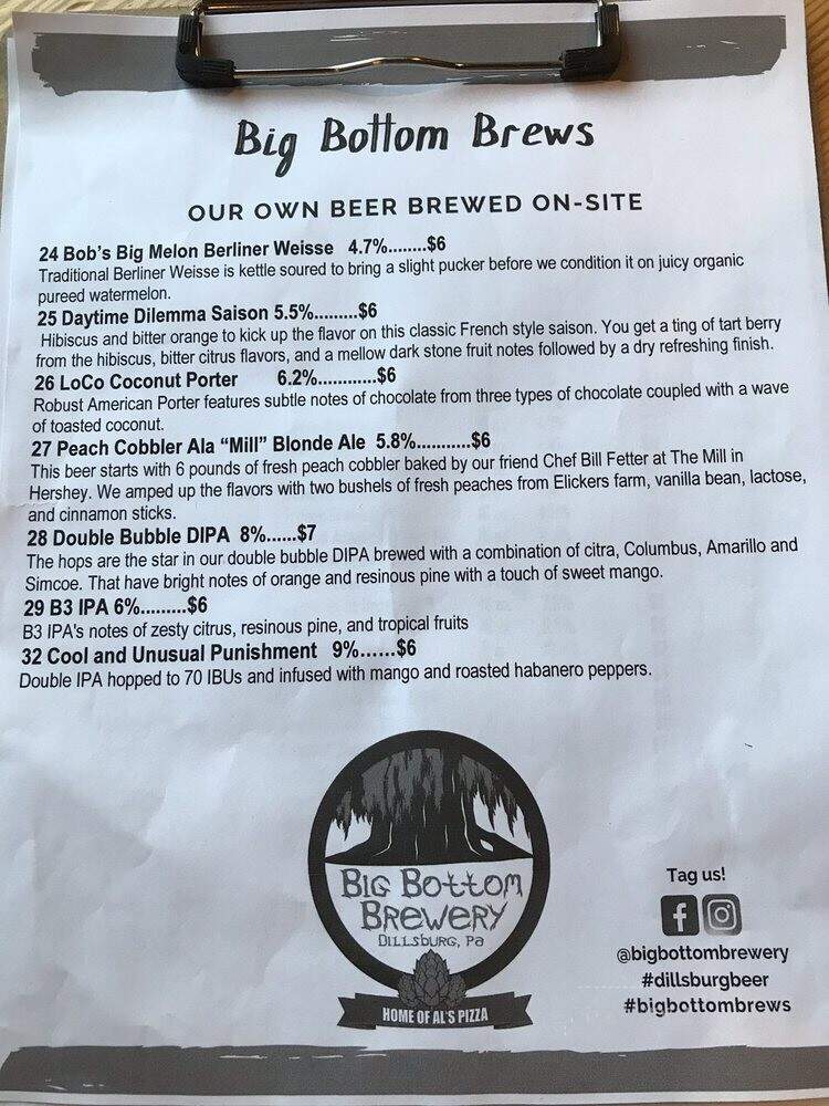 Big Bottom Brewery - Dillsburg, PA