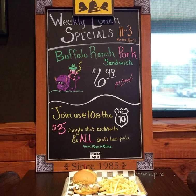 Old 10 Bar & Grill - Mandan, ND menu_pic