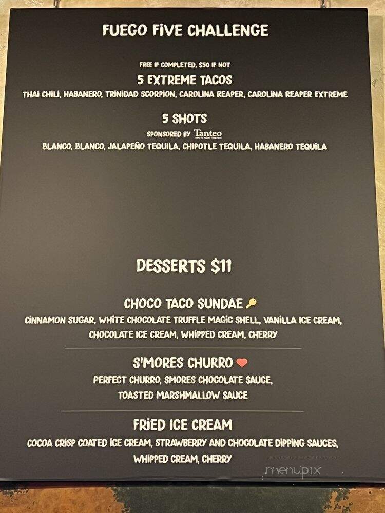 Mas Por Favor Taqueria y Tequila - Las Vegas, NV menu_pic