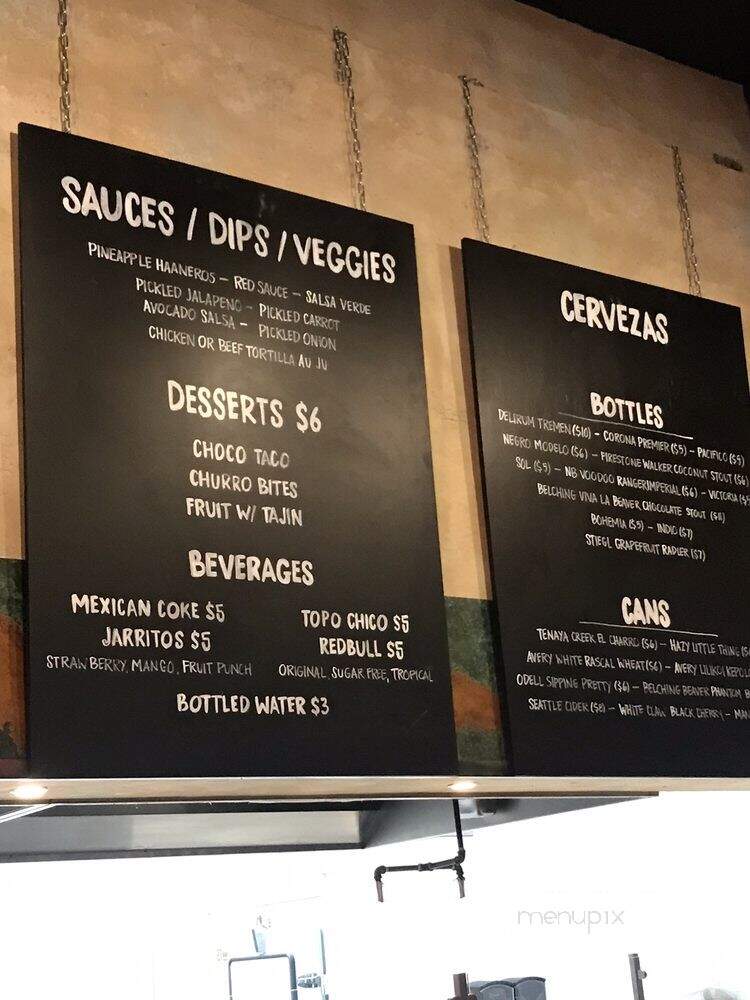 Mas Por Favor Taqueria y Tequila - Las Vegas, NV menu_pic