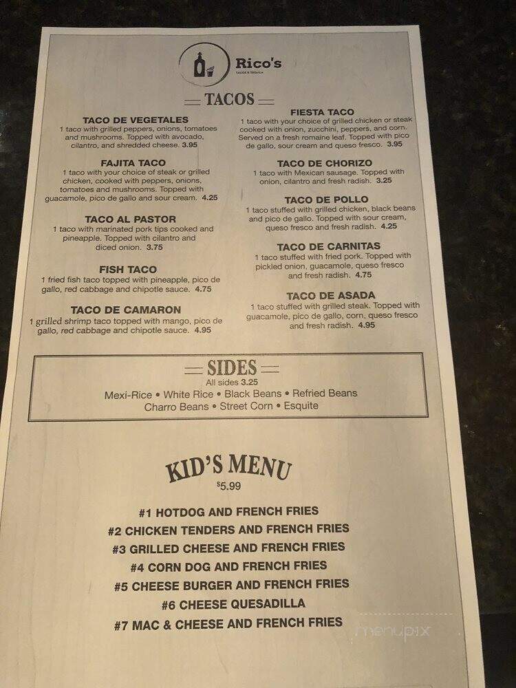 Rico's Tacos & Tequila - Avon Lake, OH