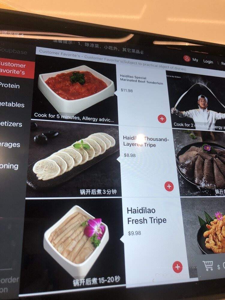 Haidilao Hot Pot - Los Angeles, CA menu_pic