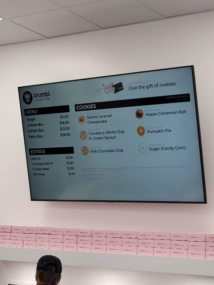 Crumbl Cookies - Valencia, CA menu_pic