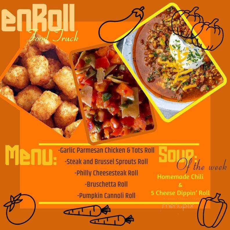 EnRoll Food Truck - Sandusky, OH menu_pic