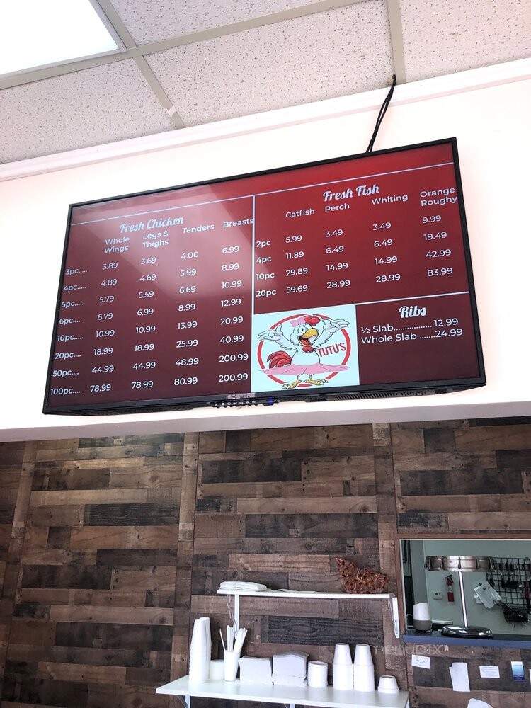 TuTu's Chicken and Fish - Redford Charter Township, MI menu_pic