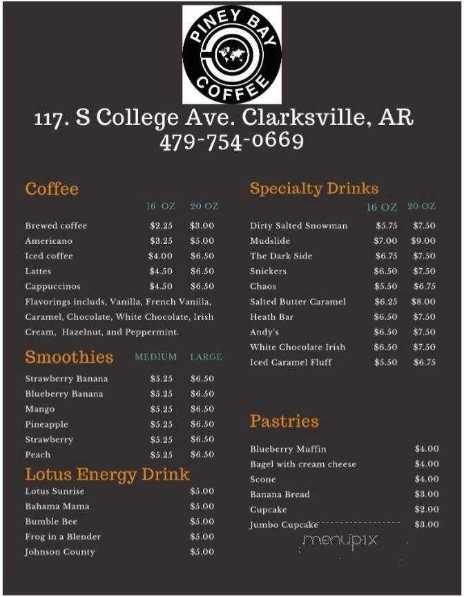 Piney Bay Coffee - Clarksville, AR