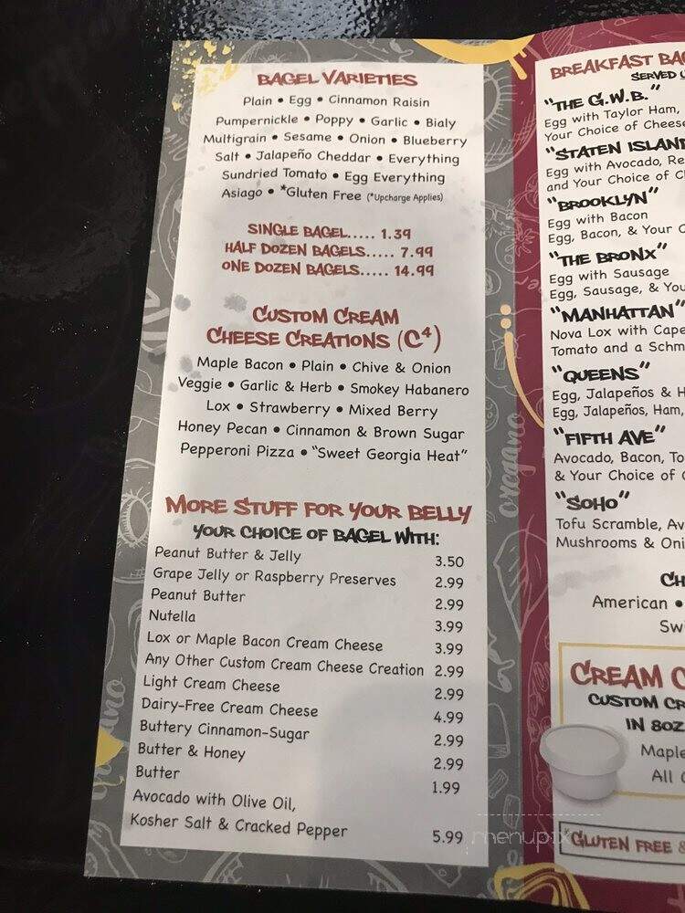 Brew Za Bagels - Venice, FL menu_pic
