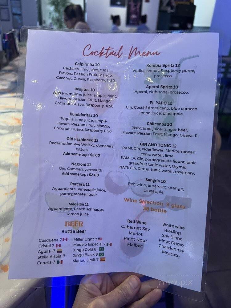 Kumbia Restaurant - Rockville, MD menu_pic