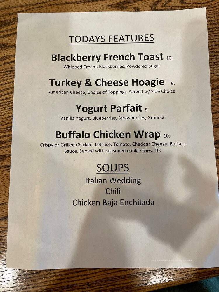 Silvermoon Restaurant - Lewisburg, PA menu_pic