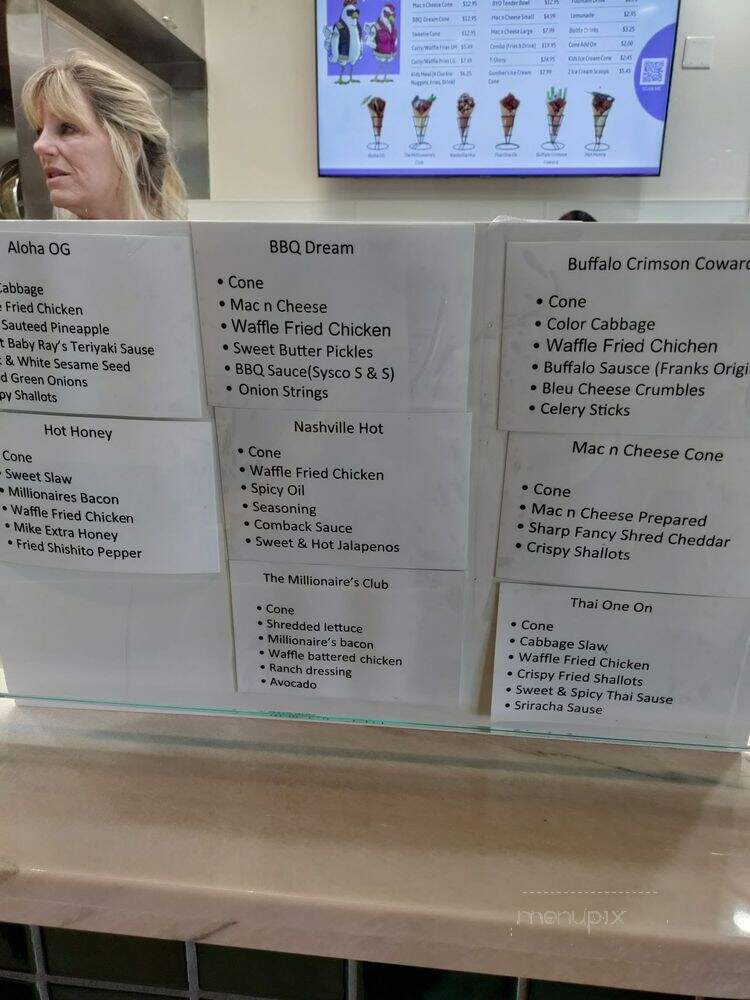 Cluck N Cone - Roseville, CA menu_pic