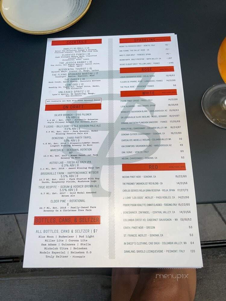 Seventh State Restaurant and Lounge - Bethesda, MD menu_pic