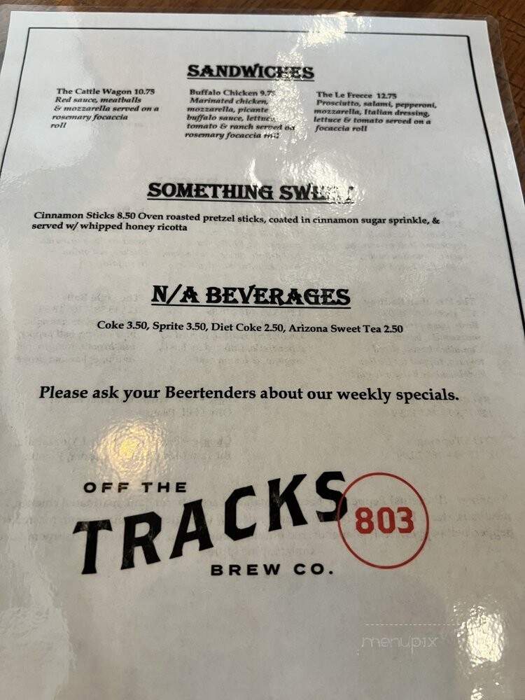 Off the Tracks Brewing - Rock Hill, SC