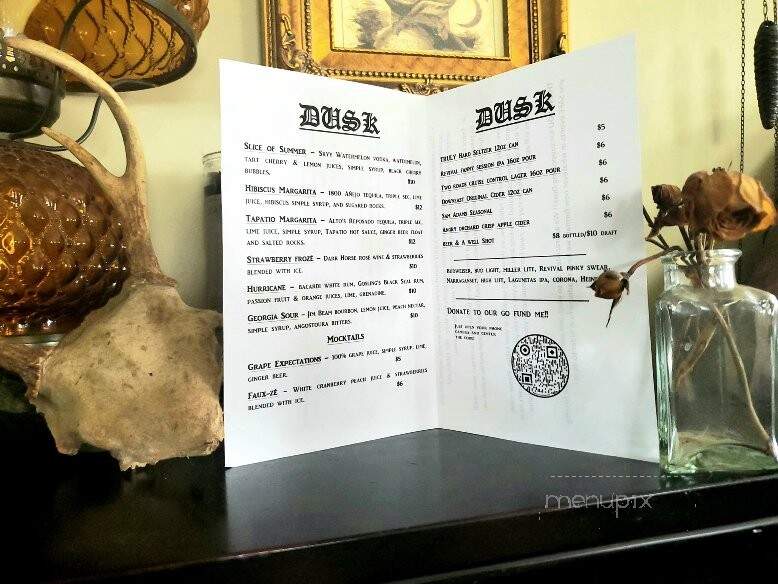 Dusk - Providence, RI menu_pic