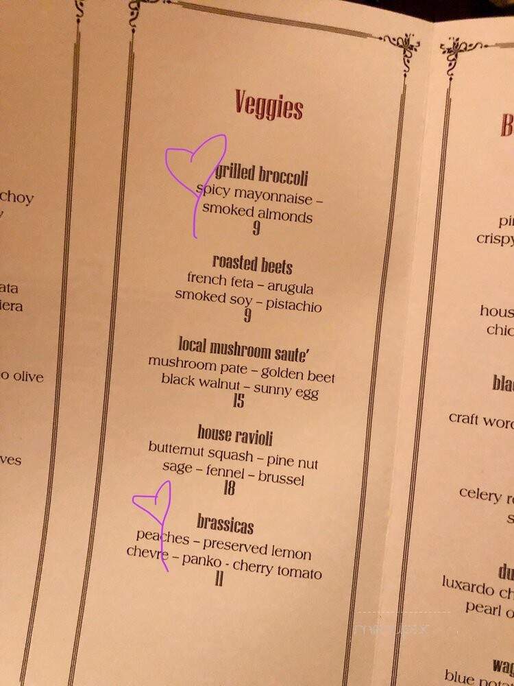 Principle Food & Drink - Kalamazoo, MI menu_pic