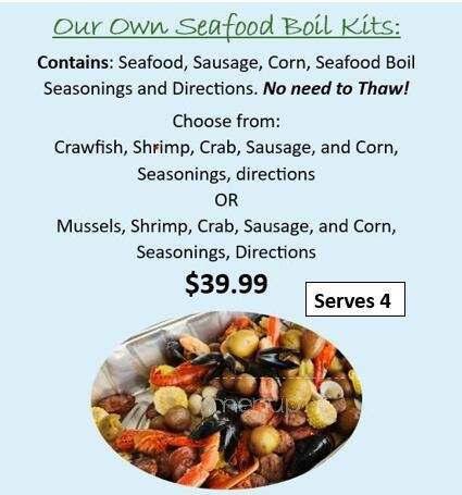 Oceanside Seafood - Howell, MI menu_pic