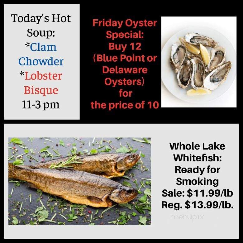 Oceanside Seafood - Howell, MI menu_pic
