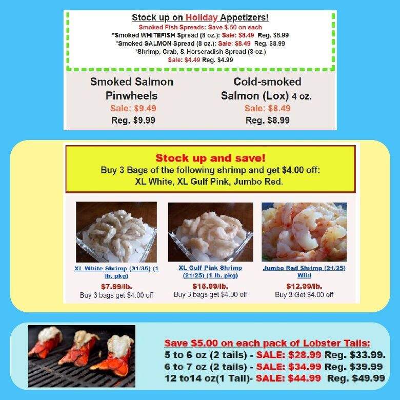 Oceanside Seafood - Howell, MI menu_pic