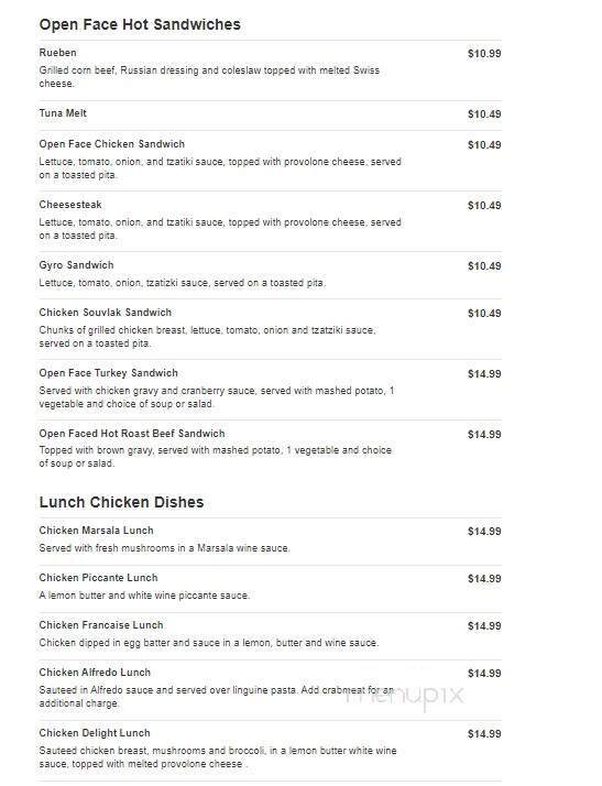 Brewster Restaurant - Vineland, NJ menu_pic