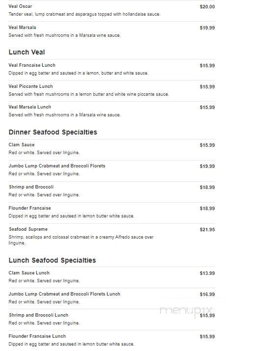 Brewster Restaurant - Vineland, NJ menu_pic