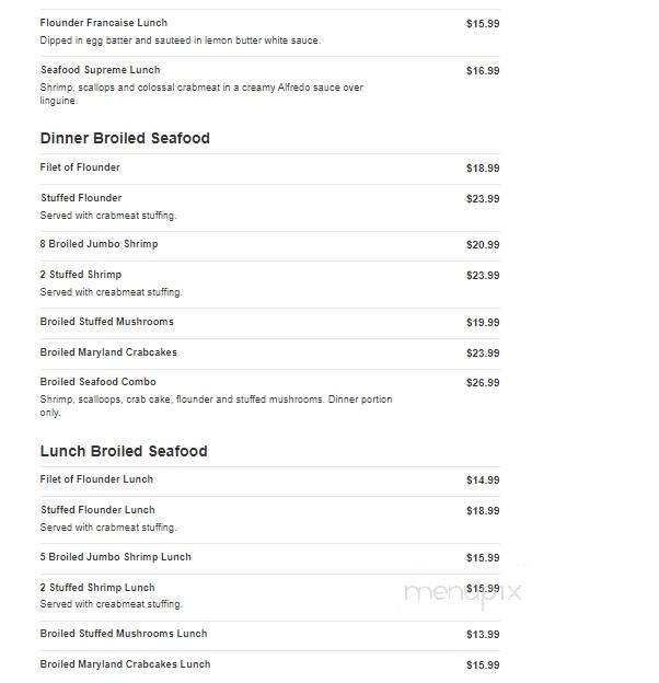 Brewster Restaurant - Vineland, NJ menu_pic