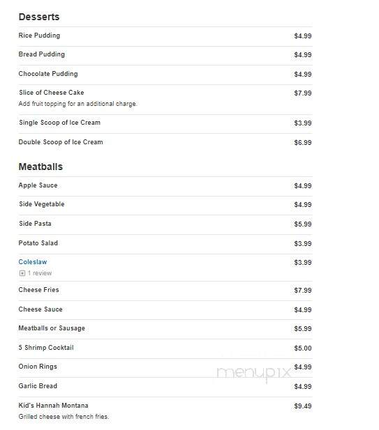 Brewster Restaurant - Vineland, NJ menu_pic