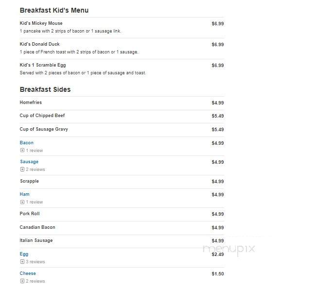 Brewster Restaurant - Vineland, NJ menu_pic