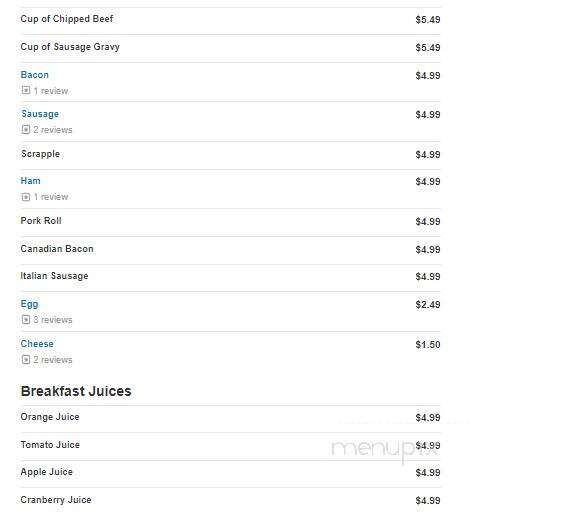 Brewster Restaurant - Vineland, NJ menu_pic