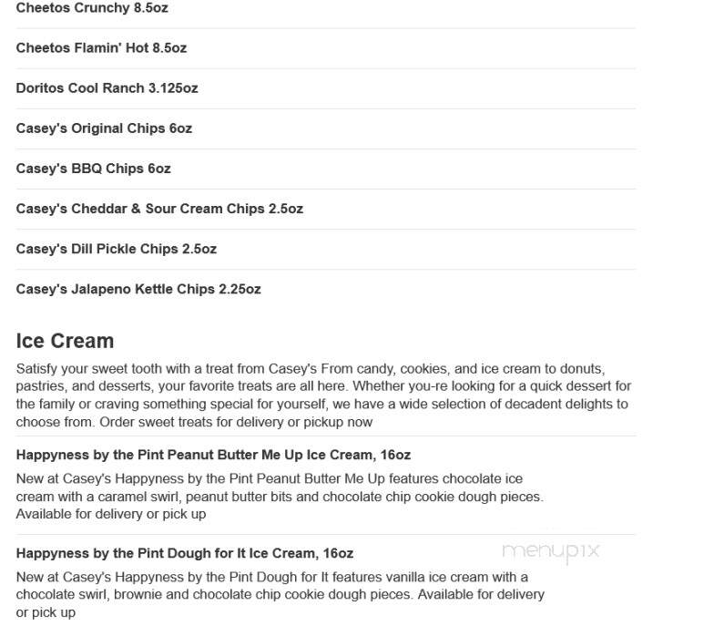 Caseys Carry Out Pizza - Larned, KS menu_pic