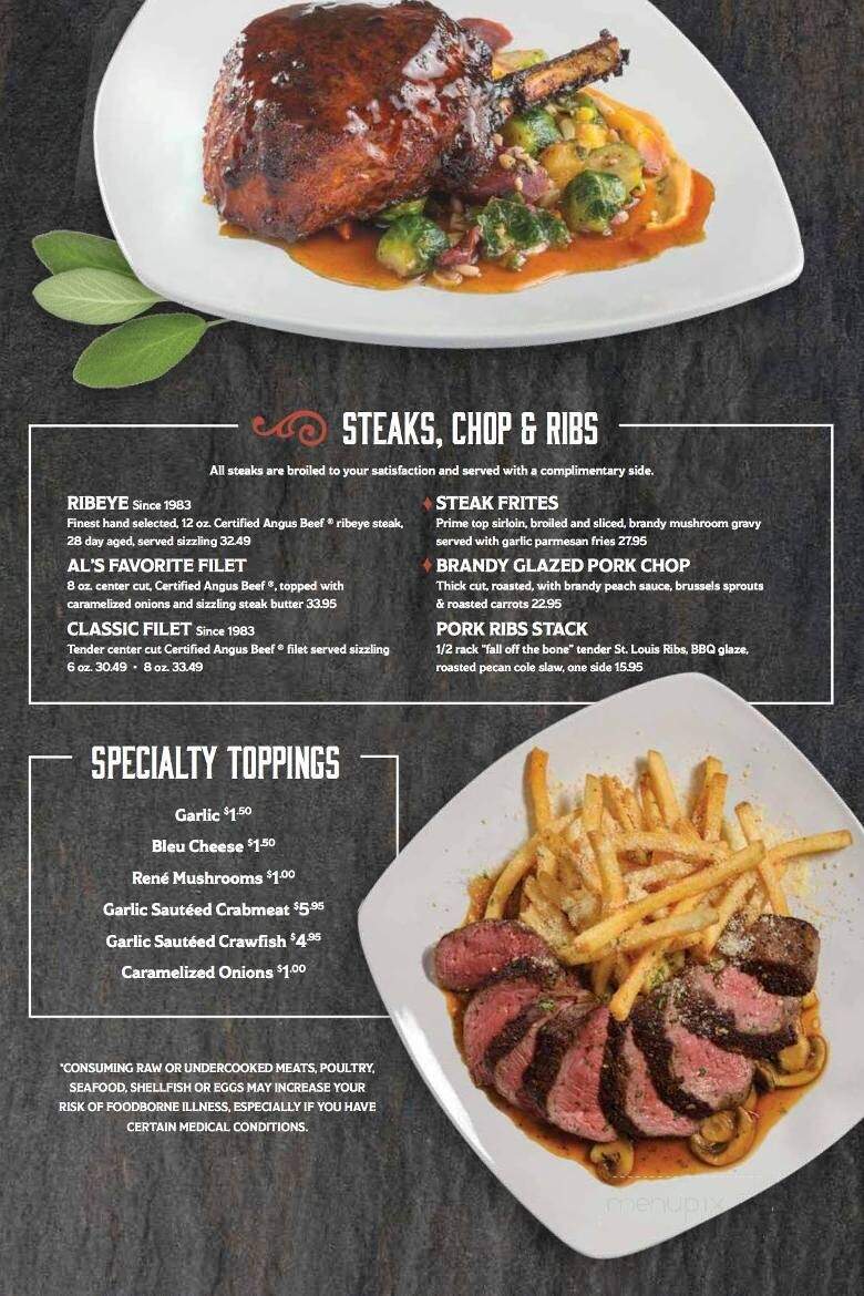 Copeland's - Houma, LA menu_pic
