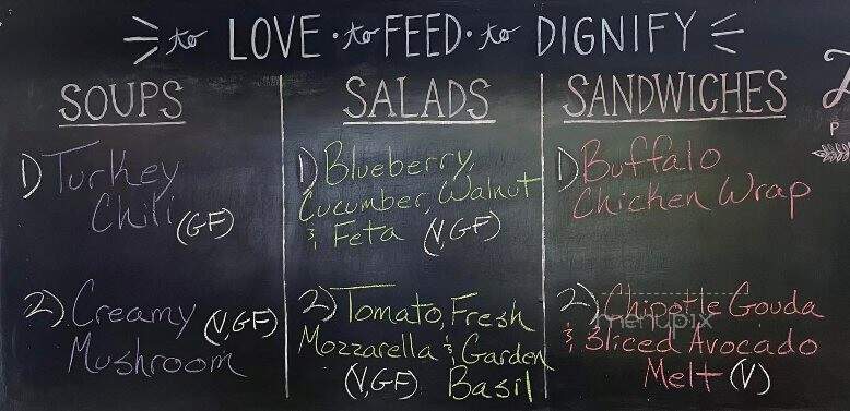 ComeUnity Cafe - Jackson, TN menu_pic