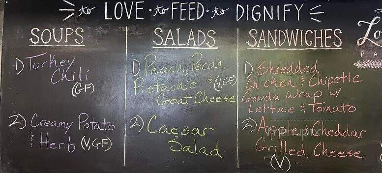ComeUnity Cafe - Jackson, TN menu_pic