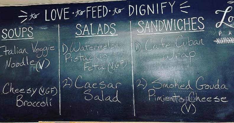 ComeUnity Cafe - Jackson, TN menu_pic